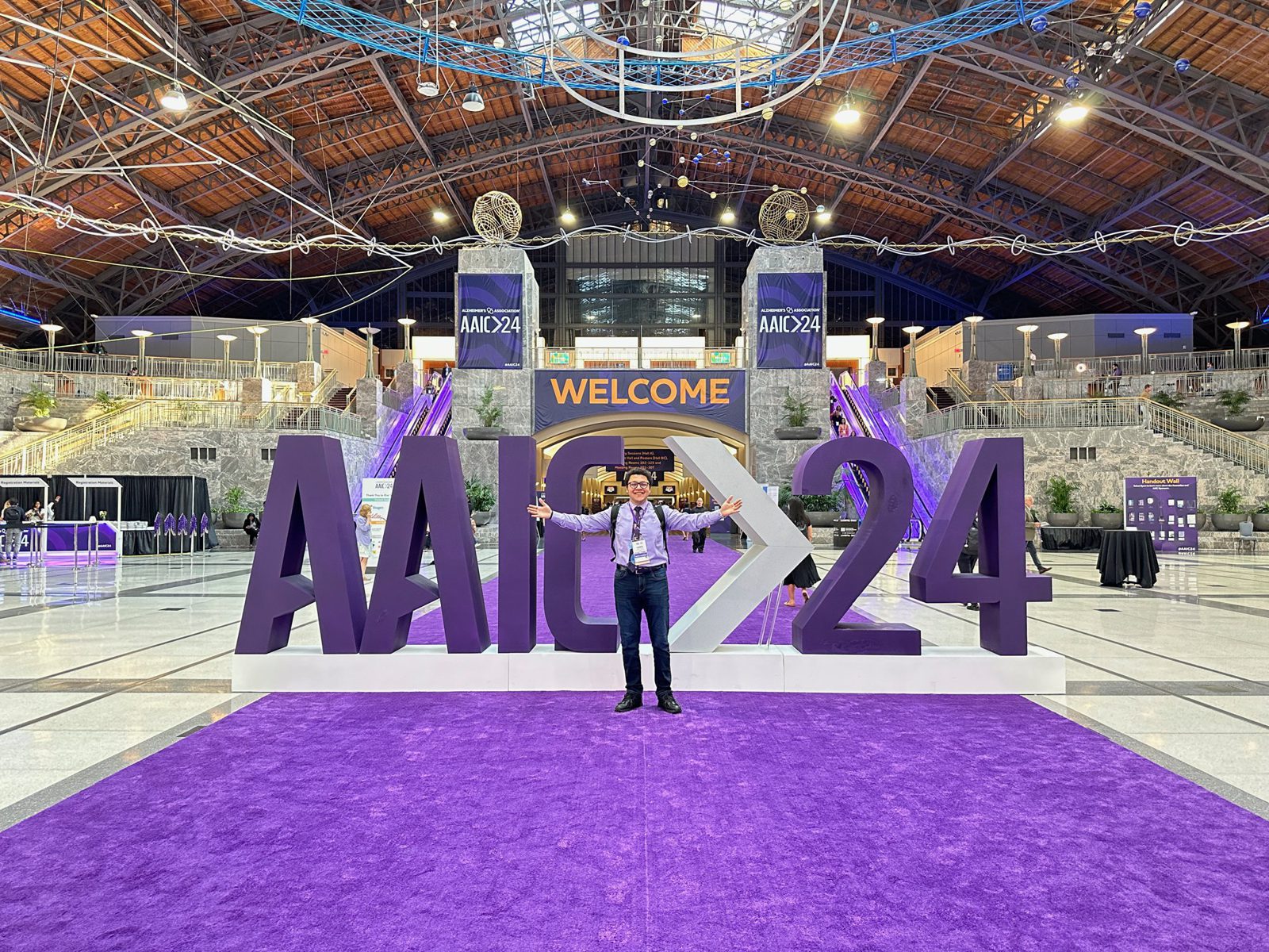 Ahmed Negida at AAIC 2024