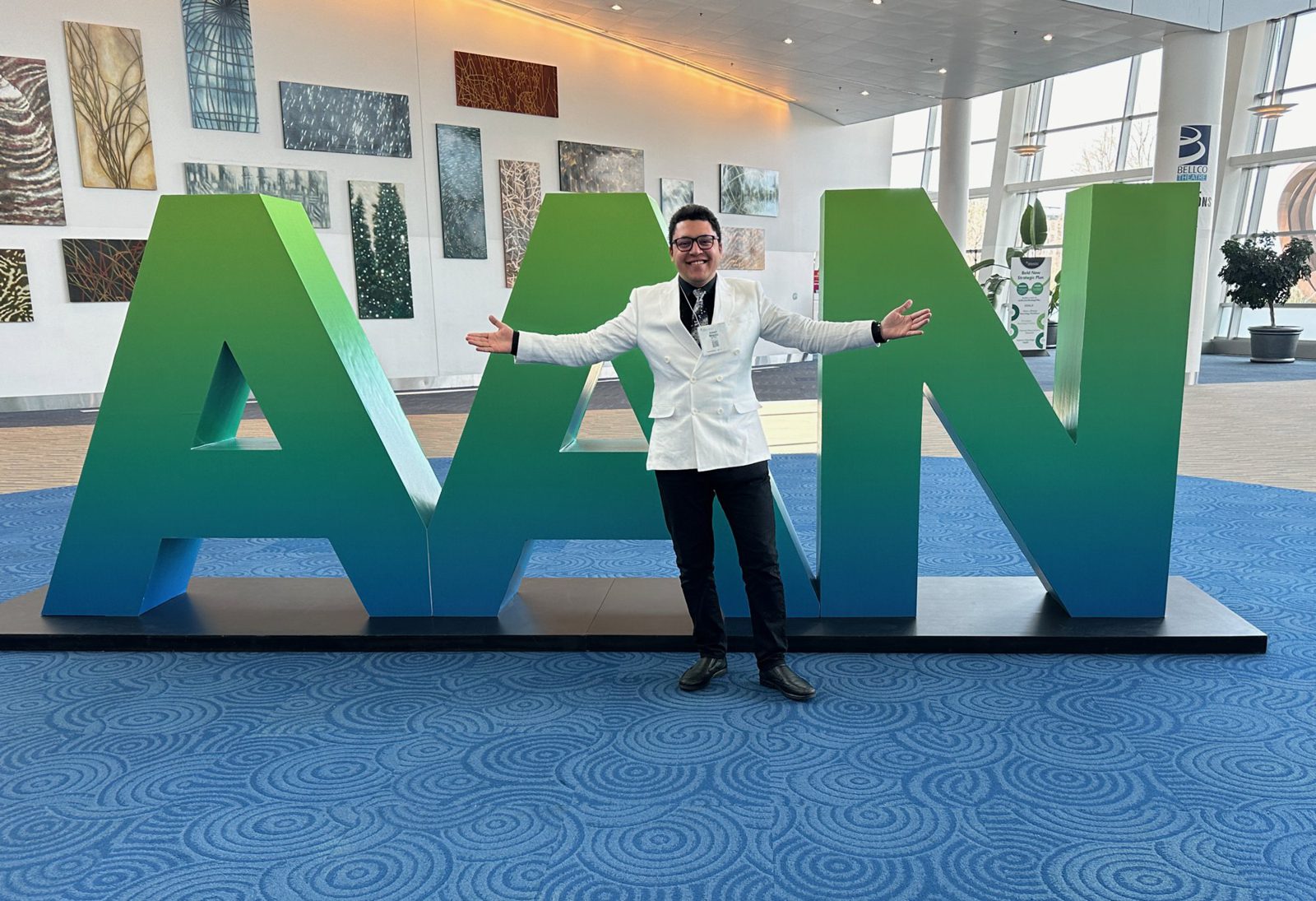 Ahmed Negida at the AAN 2024 Annual Meeting