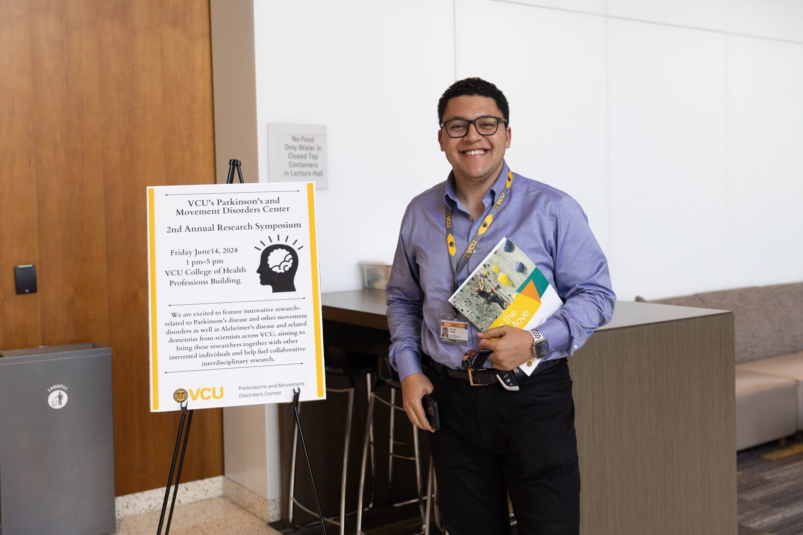Ahmed Negida at the VCU PMDC 2nd Annual Research Symposium, 2024